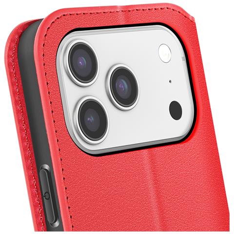 Custodia A Libro Per Iphone 17 Pro Max Con Portacarte E Funzione Supporto - Foto 5