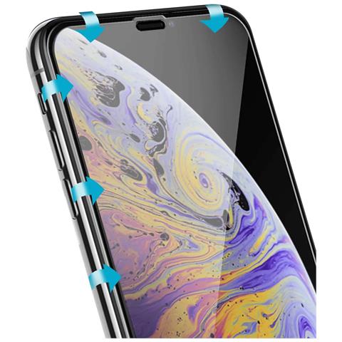 Pellicola Protettiva In Vetro Temperato 3d Ultra Resistente Per Iphone Xs Max, Trasparente - Foto 3