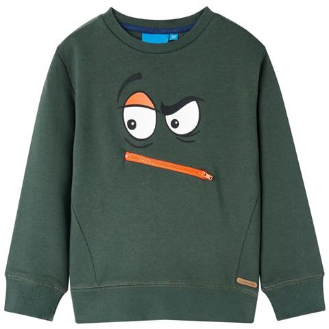 Felpa per Bambini Verde Scuro 92 - Foto 1