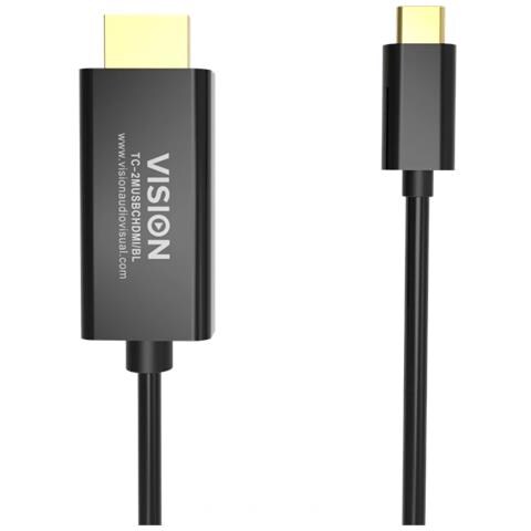TC 2MUSBCDP8K /BL cavo DisplayPort 2 m USB tipo-C Nero - Foto 2