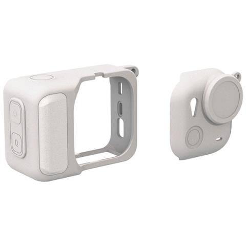 Custodia Protettiva In Silicone Per Corpo E Obiettivo Della Fotocamera Insta360 Go Ultra Grey - Foto 2