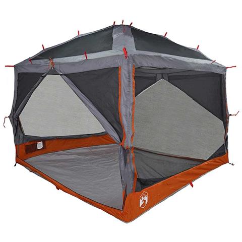 Tenda interna con tetto Grigio e arancione 300 x 300 x 250 cm - Foto 1