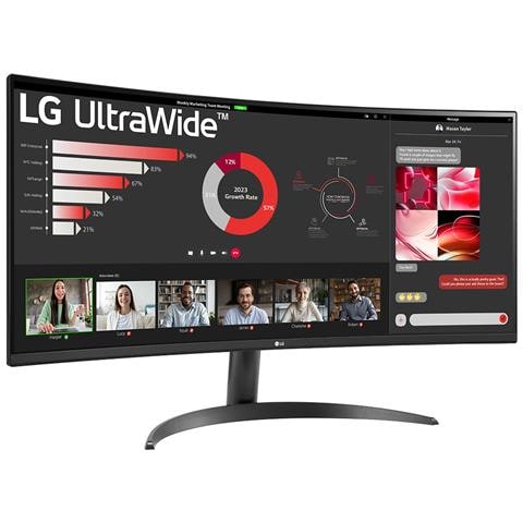 34WR50QK-B Monitor PC 86,4 cm (34") 3440 x 1440 Pixel Wide Quad HD Nero - Foto 12