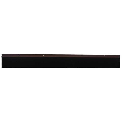 Spazzole per porte a vite 12 pcs Marrone 100 cm - Foto 1