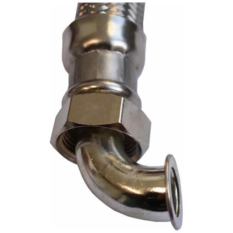 Tubo Flessibile Dn25 In Acciaio Inox  Certificato Dvgw  800mm - Foto 2