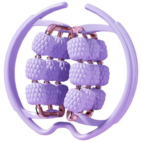Morsetto Massaggiante Ad Anello A 18 Ruote: Rullo Muscolare A Sei Assi Per Scolpire Le Gambe E Rilassamento Muscolare Purple - Foto 1