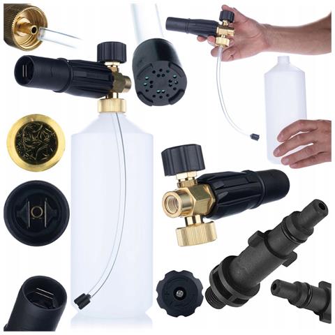 Pistola Schiumogena S0401 1000ml Per Idropulitrice G1/4f - Ugello 1,23mm | Compatibile Con Nilfisk | Alta Pressione E Durata - Foto 1