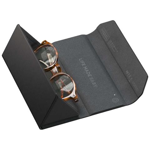 Custodia Per Occhiali Connessa Apple Find My E Ricarica Wireless, Nero - Foto 5
