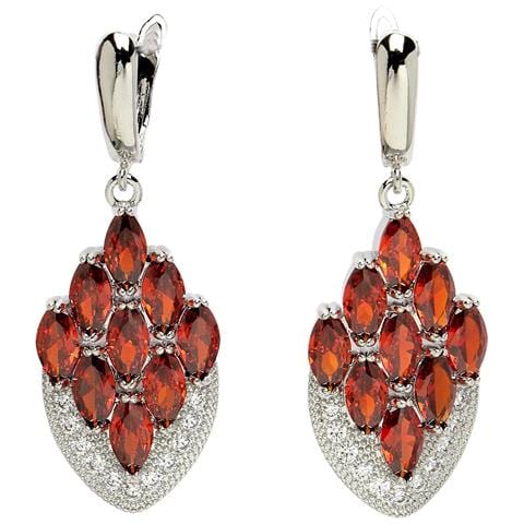 Collezione Diva Orecchini a Goccia Piuma di Pavone - Foto 5