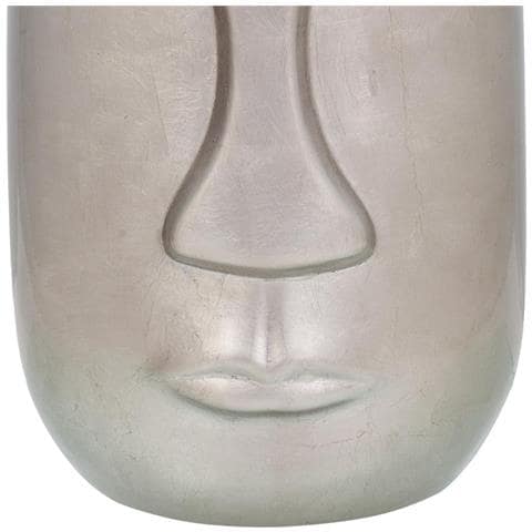 Figura Viso In Ceramica Grigia 23,5x23,5x33h - Foto 3