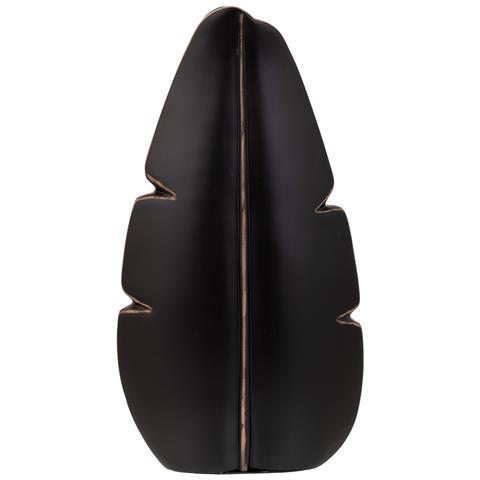 Vaso In Poliresina Marrone 19,5x7x37h - Foto 2