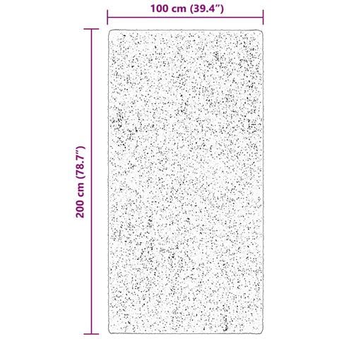 Tappeti per area HUARTE Marrone 200 x 100 cm Poliestere - Foto 9