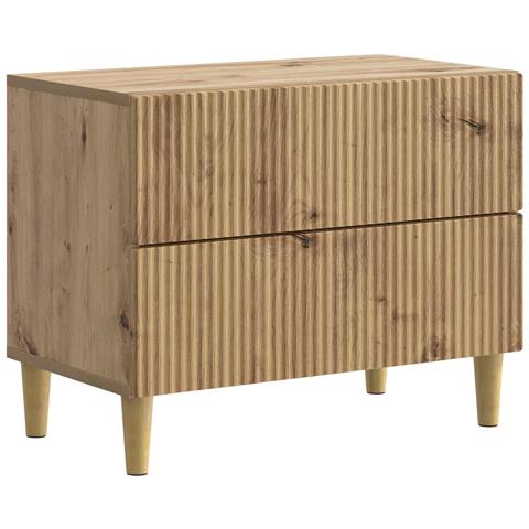 Armadio da Notte Rovere Artigianale 62 x 34,5 x 48 cm - Foto 1