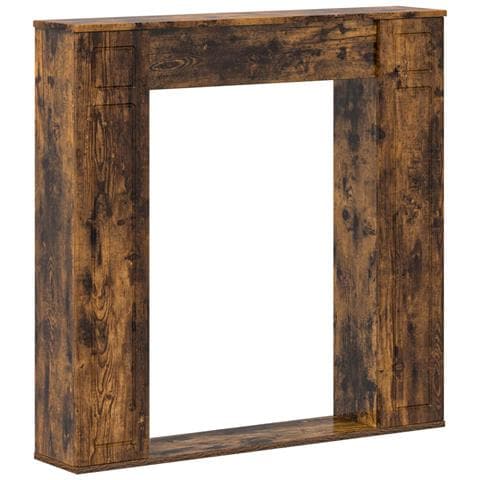 Cornice per camino Rovere Fumo 100 x 20 x 100 cm - Foto 1