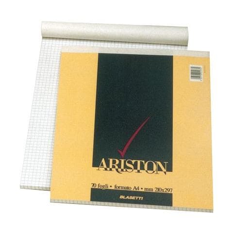 conf. 10. Blocco Ariston. assortito A4 1R 60gr 70 fogli 1070 - Foto 1