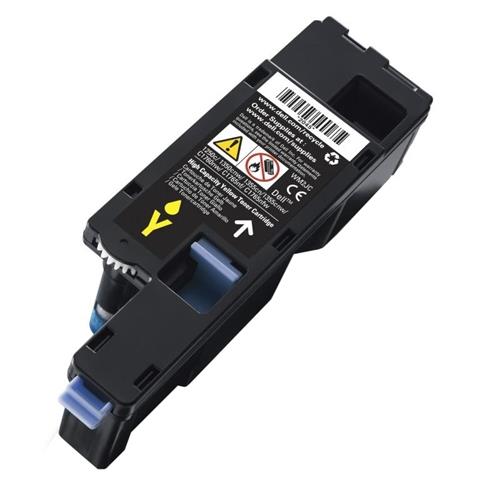 593-11143 Toner Originale Giallo per Dell 1250c Capacità 1400 Pagine - Foto 2