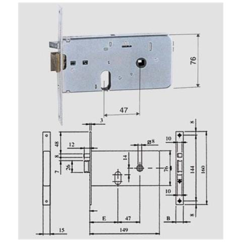 5516010 Serratura Elettr. infil - Foto 1