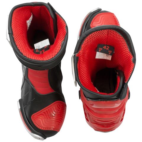 Stivali Omologati Ce Moto Quad Motocross Touring Sport Rosso 41 - Foto 5