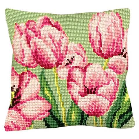 Collezione D'arte 40 X 40 Cm Tulip (destra) Punto Croce Kit Ammortizzatore - Foto 1