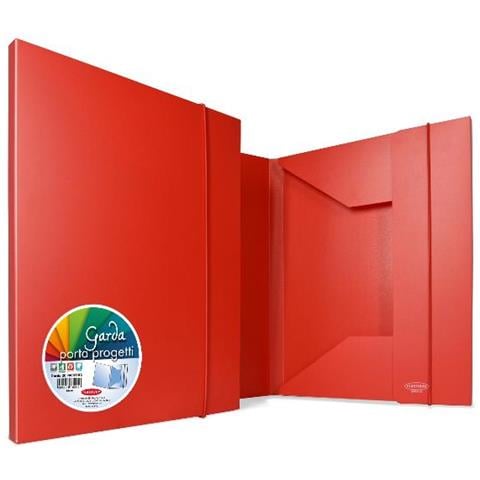 ver Garda 30 Cartelle Con Elastico In Pp 3 Lembi 265x350 Mm Dorso 3 Cm Rosso - Foto 1