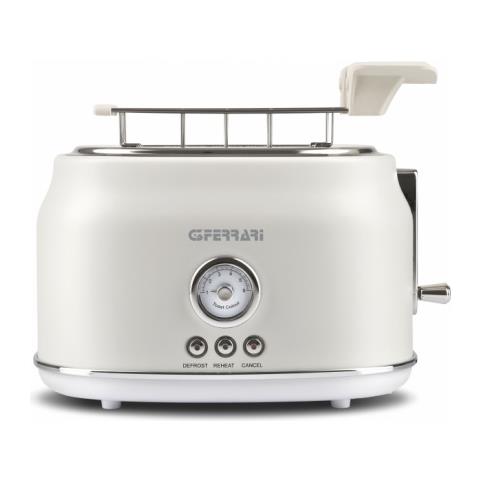 Tostapane Artista Acciaio Verniciato Con 2 Pinze Potenza 750 Watt Colore Bianco - Foto 2