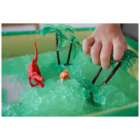 Gelli Mondi Dino Pack Verde Dino Figure Del Giocattolo 5 Usare Pack Sensoriali Per Bambini E Fantasioso Set Da Gioco - Foto 2