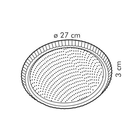 STAMPO CROSTATA linea Delicia, ø 27 cm - Foto 1