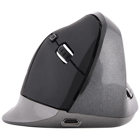 M-WL-ERGO-BK RF Wireless 1200DPI Mano destra Nero, Grigio mouse - Foto 1