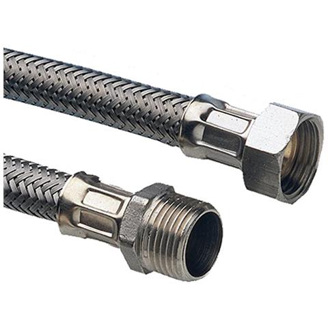 Flessibile Acciaio Inox Maschio Femmina 1/2 Pollice Lunghezza Cm 100 - Foto 1