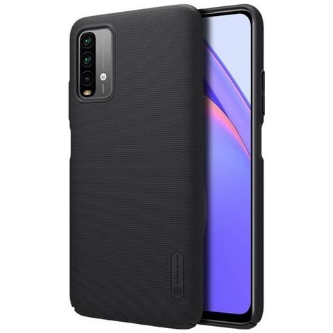 Custodia Frosted Shell Posteriore Rigida Antiscivolo Per Xiaomi Redmi 9t Black - Foto 1
