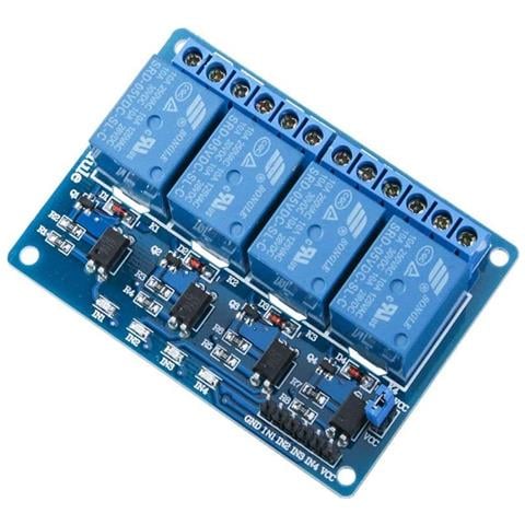 Modulo Relè 4 Canali DC 5V - Con Accoppiatore Ottico, Per Arduino, Raspberry Pi - Foto 2
