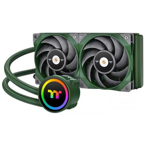 Dissipatore CPU a Liquido TT 29730 per LGA 1150 (Socket H3), LGA 1151 (Socket H4), LGA 1155 (Socket H2), LGA 1156 (Socket H), LGA 1200 (Socket H5), LGA 1700, LGA 2011 (Socket R), LGA 2066, Socket AM2, Socket AM2+, Socket AM3, Socket AM3+, Socket AM4, Socket FM1, Socket FM2 - Foto 1