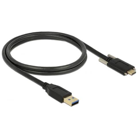 83718 Cavo Usb 1 M Usb 3.2 Gen 2 (3.1 Gen 2) Usb A Usb C Nero - Foto 1