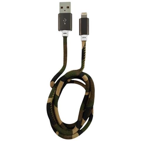 Lc-power Kabel Usb-lightning-1m-5 1m Woodland Camo,usb A Auf Lightning (lc-c-usb-lightning-1m-5) - Foto 4