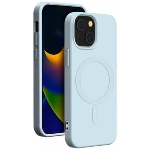 Cover Morbida Compatibile Con Magsafe Per Iphone 15 Plus, Blu - Foto 1