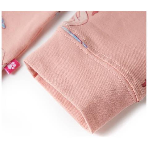 Pigiama Da Bambina A Maniche Lunghe Rosa Chiaro 104 - Foto 8