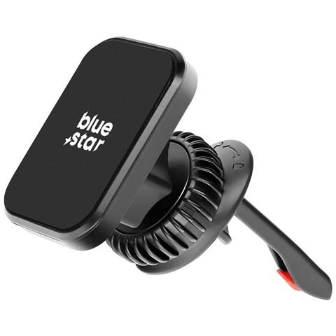 Supporto Auto Magnetico Fissaggio Bocchetta Aria Blocco Rotazione, Nero - Foto 1