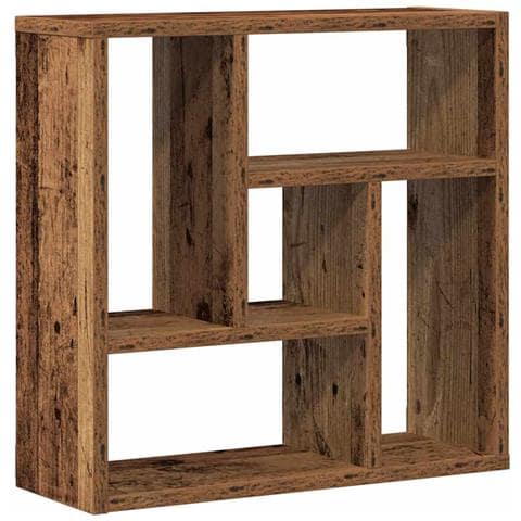 Scaffale A Parete Legno Vecchio 45x16x45 Cm In Truciolato - Foto 1