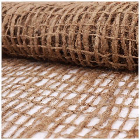 36m X 1,20m Stuoia Per Pendii, Stuoia Per Sponda Per Il Telo Per Laghetto, Tessuto Di Juta 500g, Larghezza 1,2m - Foto 2