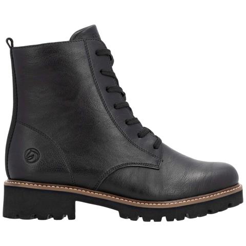 Black Casual Closed Ladies Mid Height Boots Stivaletti Pelle Scarpe Donna Nero Eu 38, D8661-00 - Foto 3