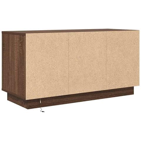 Mobile Porta TV con Luci LED Rovere Marrone 100x41x50 cm - Foto 2