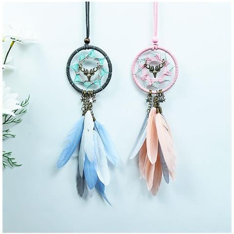 Ciondolo Per Specchietto Retrovisore Lucky Deer Blue + White - Foto 2