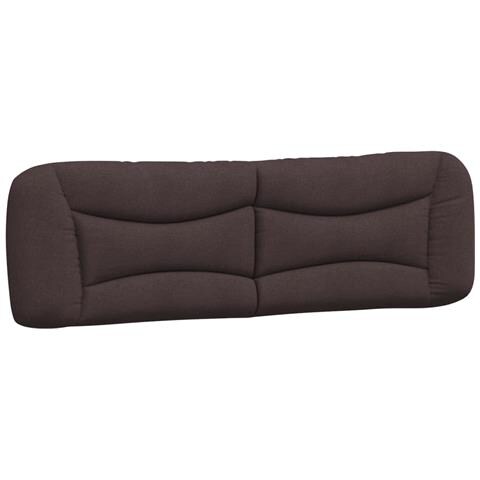 Cuscino Testiera Marrone Scuro 180 Cm In Tessuto - Foto 2