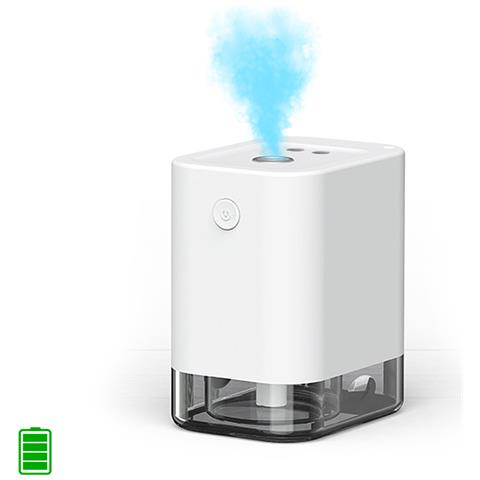 Dam  Nebulizzatore Verticale Erogatore Automatico Intelligente A Infrarossi Per Idrogel Alcolico Da 50 Ml Con Batteria Ricaricabile Da 1800 Mah. 5,5x7,5x9 Cm. Colore Bianco - Foto 1