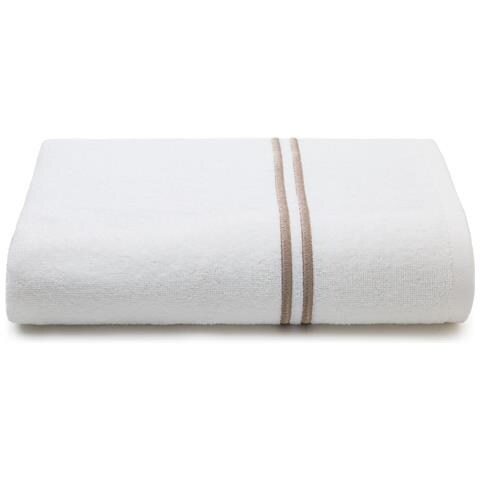 Telo Bagno White Classic In Cotone Colore Bianco Misura Standard - Foto 1