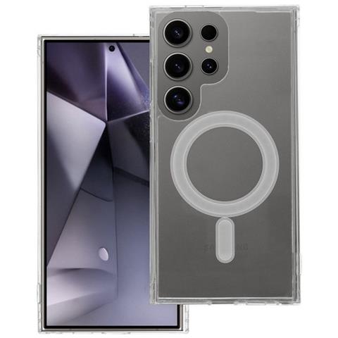 Clear Mag Mid Custodia Tpu Cover Case Compatibile Con Magsafe Per Samsung Galaxy S24 Ultra - Foto 1