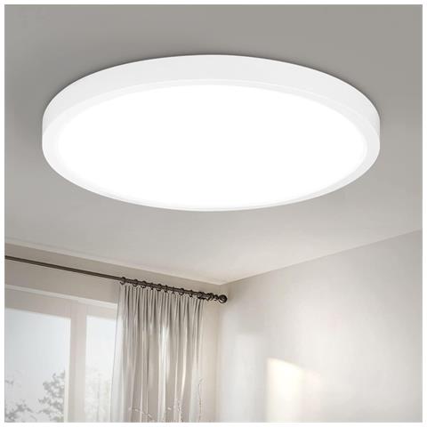 Plafoniera Led Ip44 Lampada Da Cucina Rotonda Ø23cm - Bagno Piatto Corridoio - Foto 2