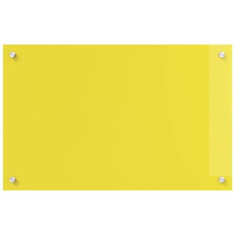 schienale cucina giallo 80x50x0,6 cm vetro temperato - Foto 2