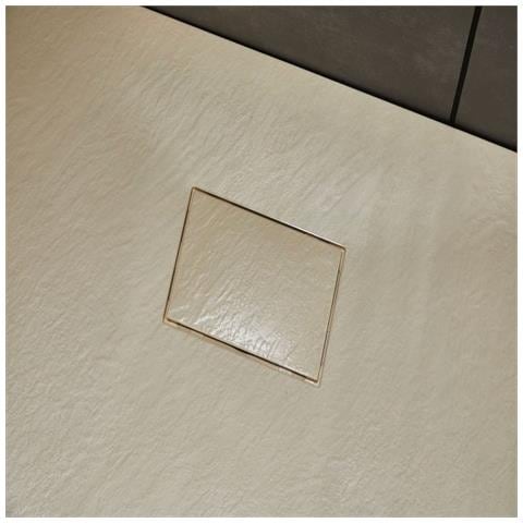Piatto Doccia In Resina 90x140 Cm Effetto Pietra Colore Beige Cuba - Foto 2
