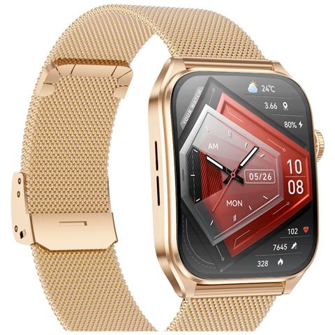 Smartwatch Multifunzionale Con Display Amoled, Chiamate Bluetooth E Monitoraggio Della Salute Pink - Foto 2